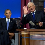 Obama on late-night TV (photos)